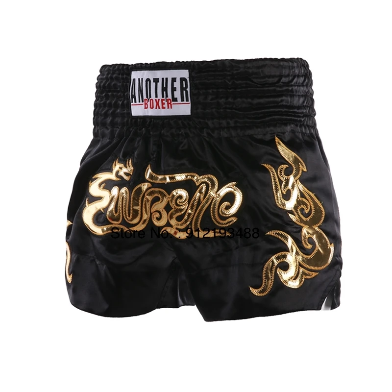 Muay Thai Shorts 2025 Thai Boxing Shorts Women Men Child Embroidery Kickboxing Training Pants Sanda Martial Arts Fight Equipment - Image 9