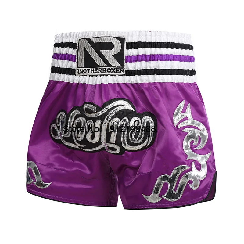 Muay Thai Shorts 2025 Thai Boxing Shorts Women Men Child Embroidery Kickboxing Training Pants Sanda Martial Arts Fight Equipment - Image 23