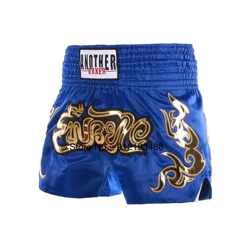 Muay Thai Shorts 2025 Thai Boxing Shorts Women Men Child Embroidery Kickboxing Training Pants Sanda Martial Arts Fight Equipment - Image 7