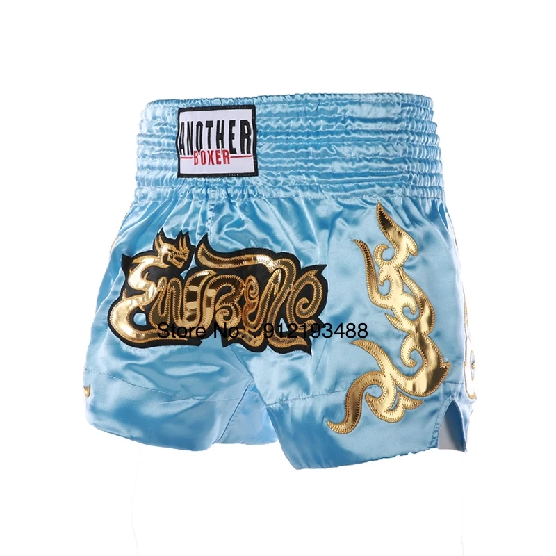 Muay Thai Shorts 2025 Thai Boxing Shorts Women Men Child Embroidery Kickboxing Training Pants Sanda Martial Arts Fight Equipment - Image 11