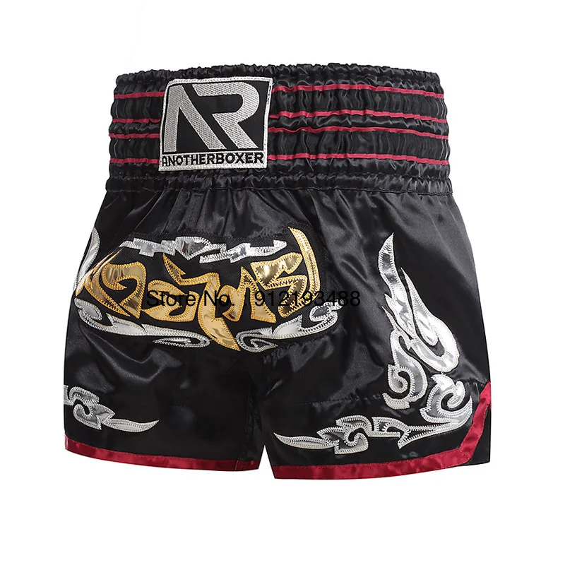 Muay Thai Shorts 2025 Thai Boxing Shorts Women Men Child Embroidery Kickboxing Training Pants Sanda Martial Arts Fight Equipment - Image 16