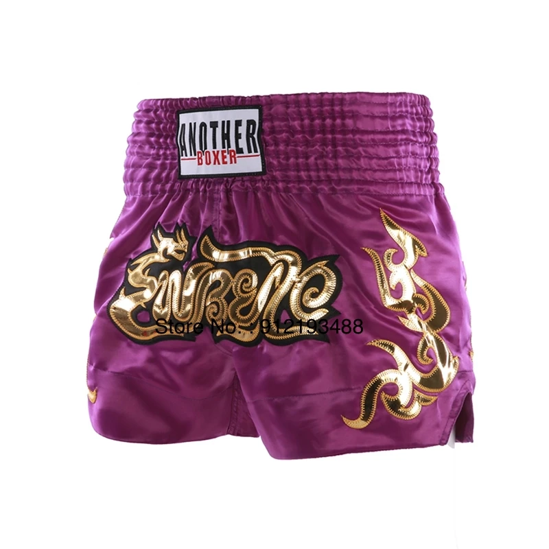 Muay Thai Shorts 2025 Thai Boxing Shorts Women Men Child Embroidery Kickboxing Training Pants Sanda Martial Arts Fight Equipment - Image 13