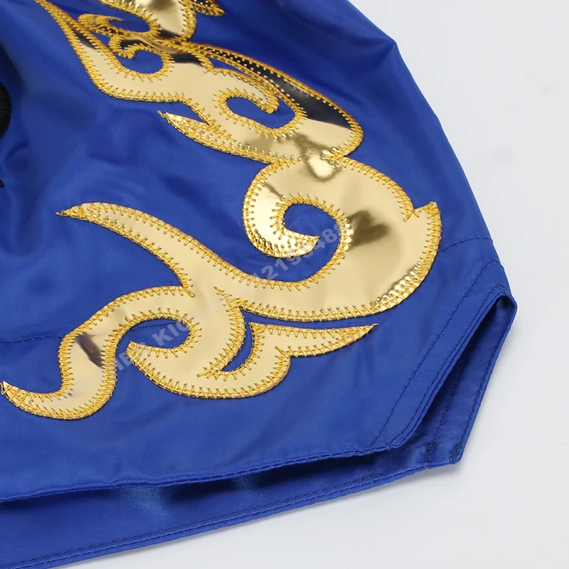 Muay Thai Shorts 2025 Thai Boxing Shorts Women Men Child Embroidery Kickboxing Training Pants Sanda Martial Arts Fight Equipment - Image 5