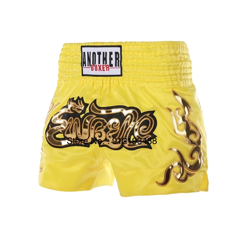 Muay Thai Shorts 2025 Thai Boxing Shorts Women Men Child Embroidery Kickboxing Training Pants Sanda Martial Arts Fight Equipment - Image 12