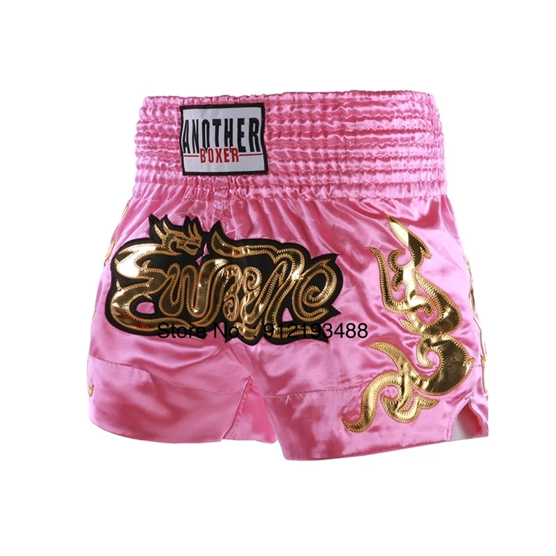 Muay Thai Shorts 2025 Thai Boxing Shorts Women Men Child Embroidery Kickboxing Training Pants Sanda Martial Arts Fight Equipment - Image 14