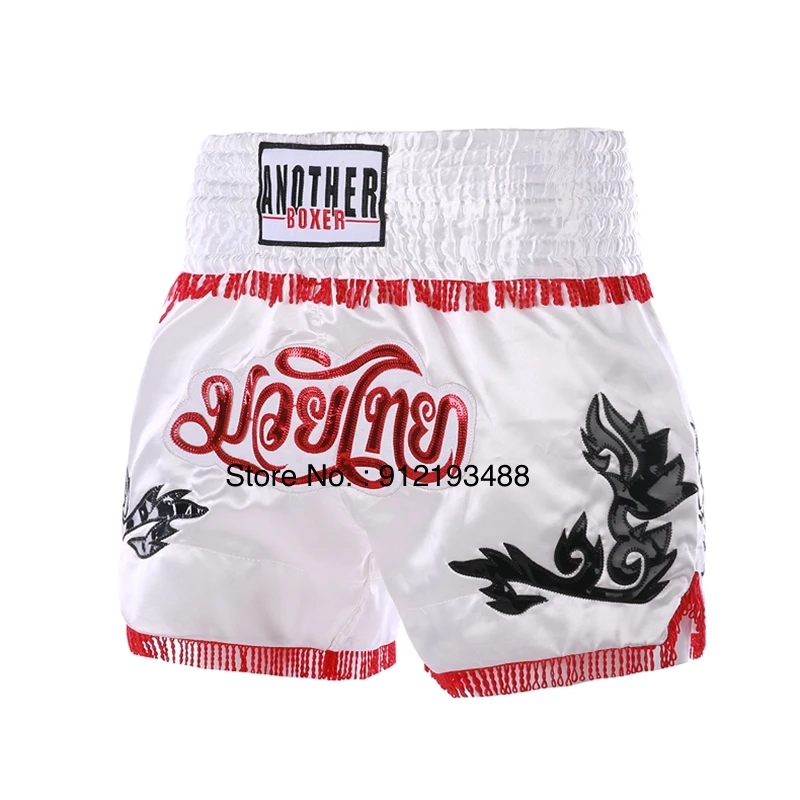Muay Thai Shorts 2025 Thai Boxing Shorts Women Men Child Embroidery Kickboxing Training Pants Sanda Martial Arts Fight Equipment - Image 20