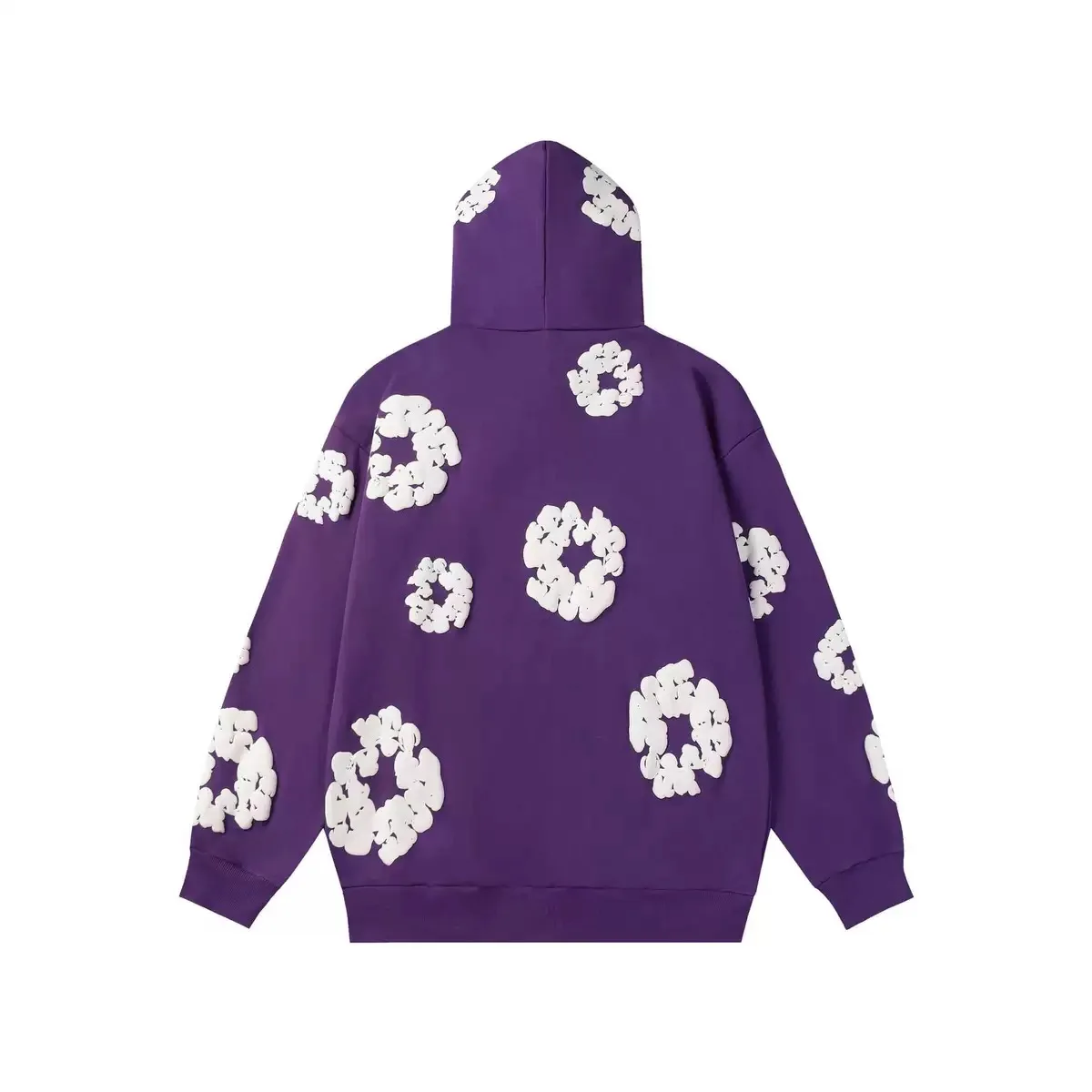 DENIM TEARSTHoodie Cross border European and American Hot selling Cotton Foam Printed Tears Hoodie Men's and Women's Hoodies - Image 14
