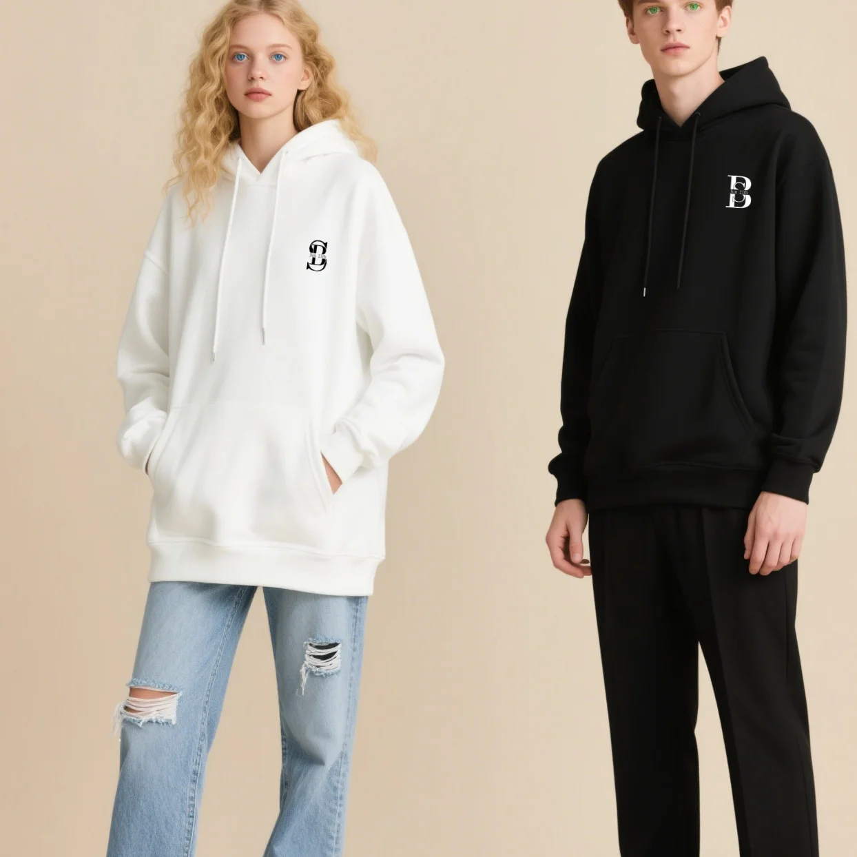 Customized Hoodie Printed DIY Personalized Hoody Casual Clothing Make Your Own Design Logo 100% Cotton Pullover Sweatshirt
