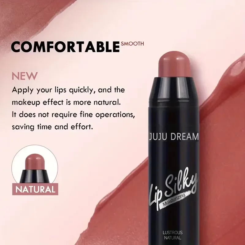 4 Pcs Brighten Lip Lipstick Moisturizing Water Light Solid Lip Gloss Glass Tea Russet Lip Glaze Tint Makeup Cosmetics Beauty - Image 5