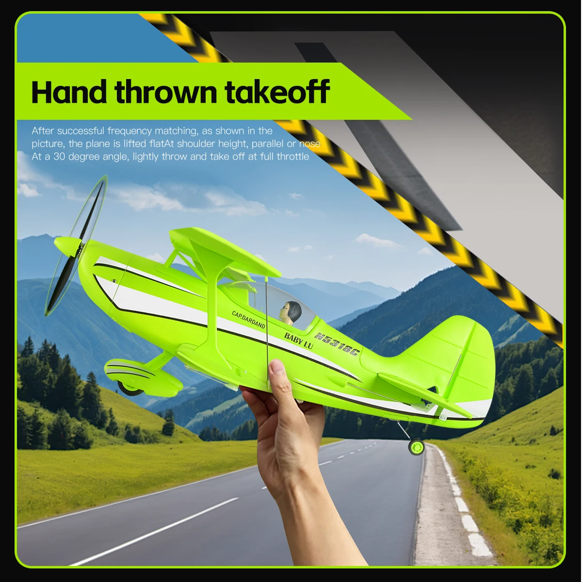 WLtoys Selects RC Aircraft Brushless Motor 3D/6G Angular Velocity Gyroscope Dual-Wing Four-Channel Aircraft Toy Gift