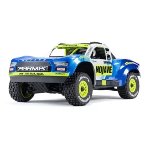 RC Truck Mojave GROM 4x4 Smart Small Scale Desert Truck RTR Blue/White with Battery and Charger Included ARA2104T2