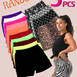 Random 5colors Women Summer Biker Shorts, Lady Stretchy Short Leggings Mix Colors by Random Shorts for Women