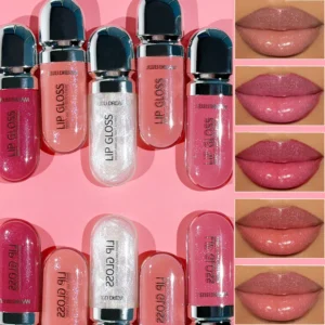 JUJU DREAM Moisturizing Lip Gloss - Shimmery Plumping Lip Gloss Non-Sticky Hydrating Lip Gloss for Full Glossy Lips