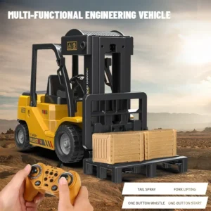 2.4G RC Radio Control Forklift Car Truck Electric Toy Engineering Vehicle Model Children Christmas Kids Boys Gifts Outdoor Toys
