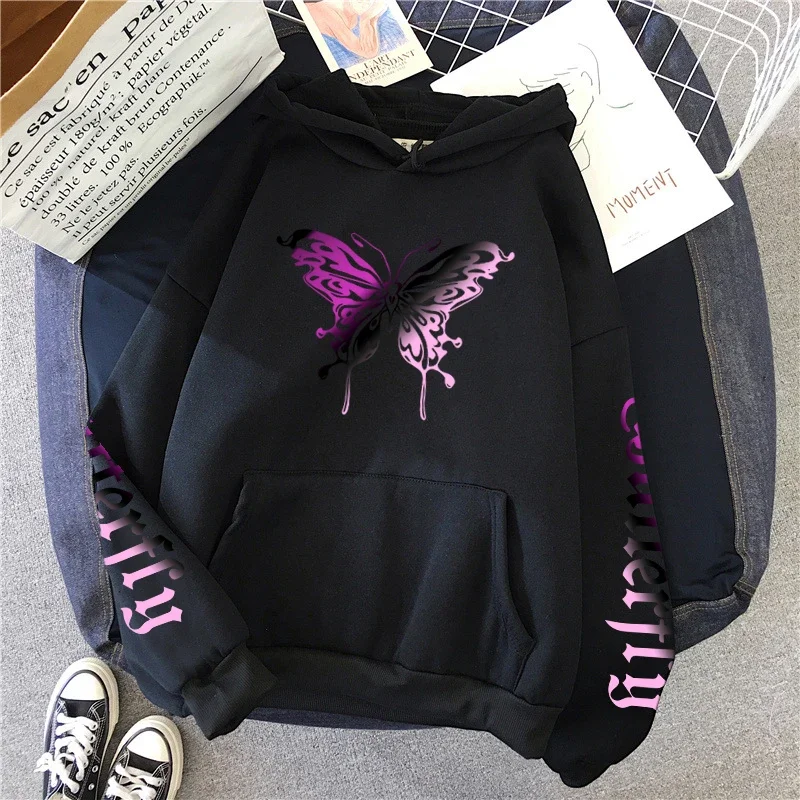 Women's Sweatshirt Printed Y2K Hoody Coat All Season Female Daily Casual Fashion Pullover Home Outdoor Comfort Hoodies - Image 2