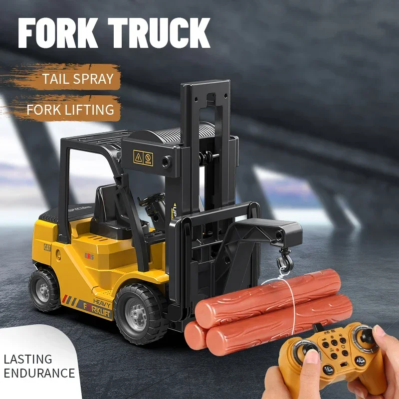 2.4G RC Radio Control Forklift Car Truck Electric Toy Engineering Vehicle Model Children Christmas Kids Boys Gifts Outdoor Toys - Image 3