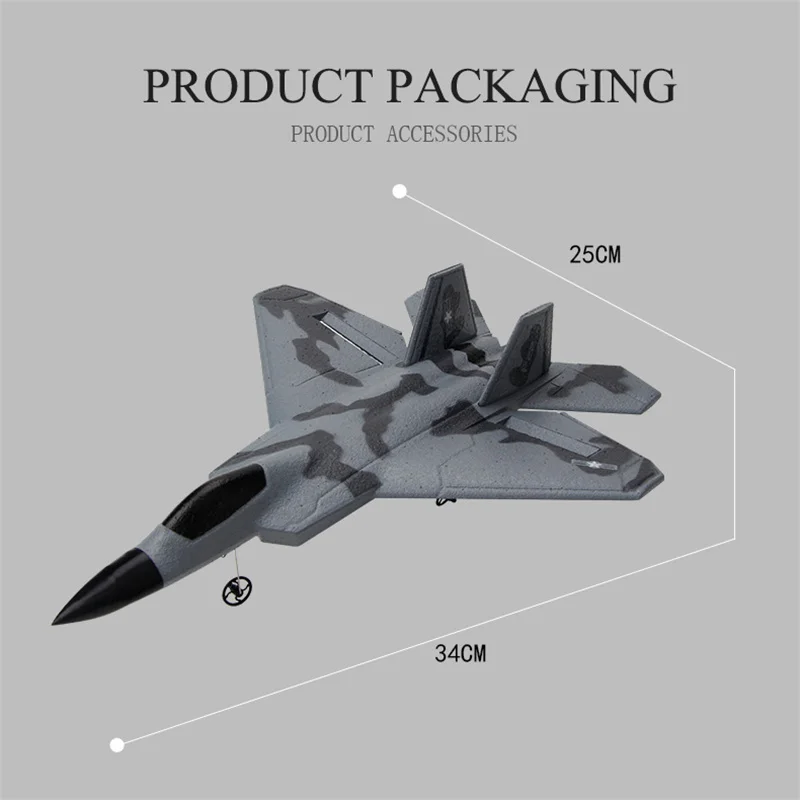 FX622 Remote Control Fighter | 3-Axis Gyro Self-Stable | Easy Throttle Control | Color Light | Kids Gift | EPP Plan Toy - Image 6
