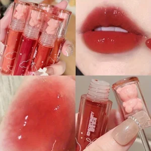 Lip Glaze, Mirror Gloss, Long-lasting Stain Resistant Transparent Film Forming Lip Gloss, Full Lip Color Valentine's Day Gifts