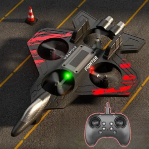 Remote Control Fighter Kids Flying Helicopter RC Hobby Jet Plane 2.4G Stunt Foam Fighter Airplane Toy Drone With Light