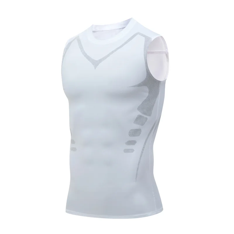 Mans Compression Tank Top Men Gym Shirt Sleeveless Quick Dry Sportswear Male Fitness Bodybuilding Vest Workout Muscle Top - Image 7
