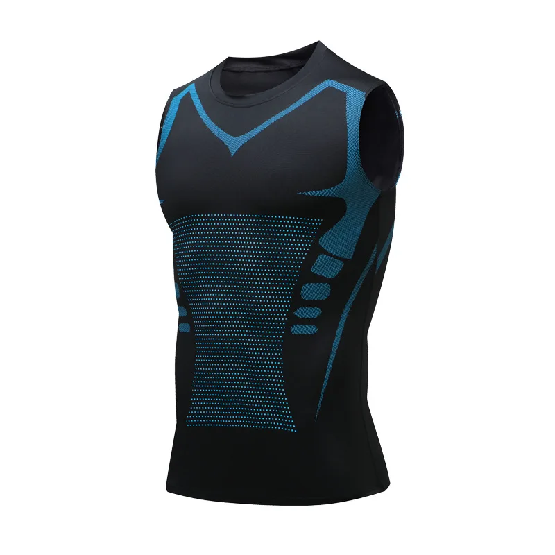 Mans Compression Tank Top Men Gym Shirt Sleeveless Quick Dry Sportswear Male Fitness Bodybuilding Vest Workout Muscle Top - Image 11