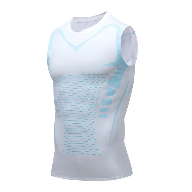 Mans Compression Tank Top Men Gym Shirt Sleeveless Quick Dry Sportswear Male Fitness Bodybuilding Vest Workout Muscle Top - Image 12