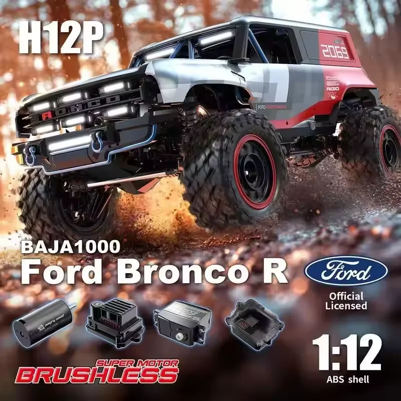 MJX 1:12 H12P Brushless High-Speed Remote Control Car Professional RC Climbing Car Four-Wheel Drive Off-Road Vehicle RTR - Image 2
