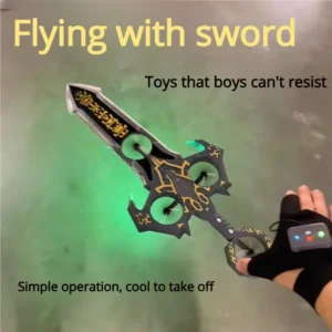 Cross Border Remote Control Flying Sword UAV Flying Lights Children's Four Axis UAV Foam Remote Control Aircraft