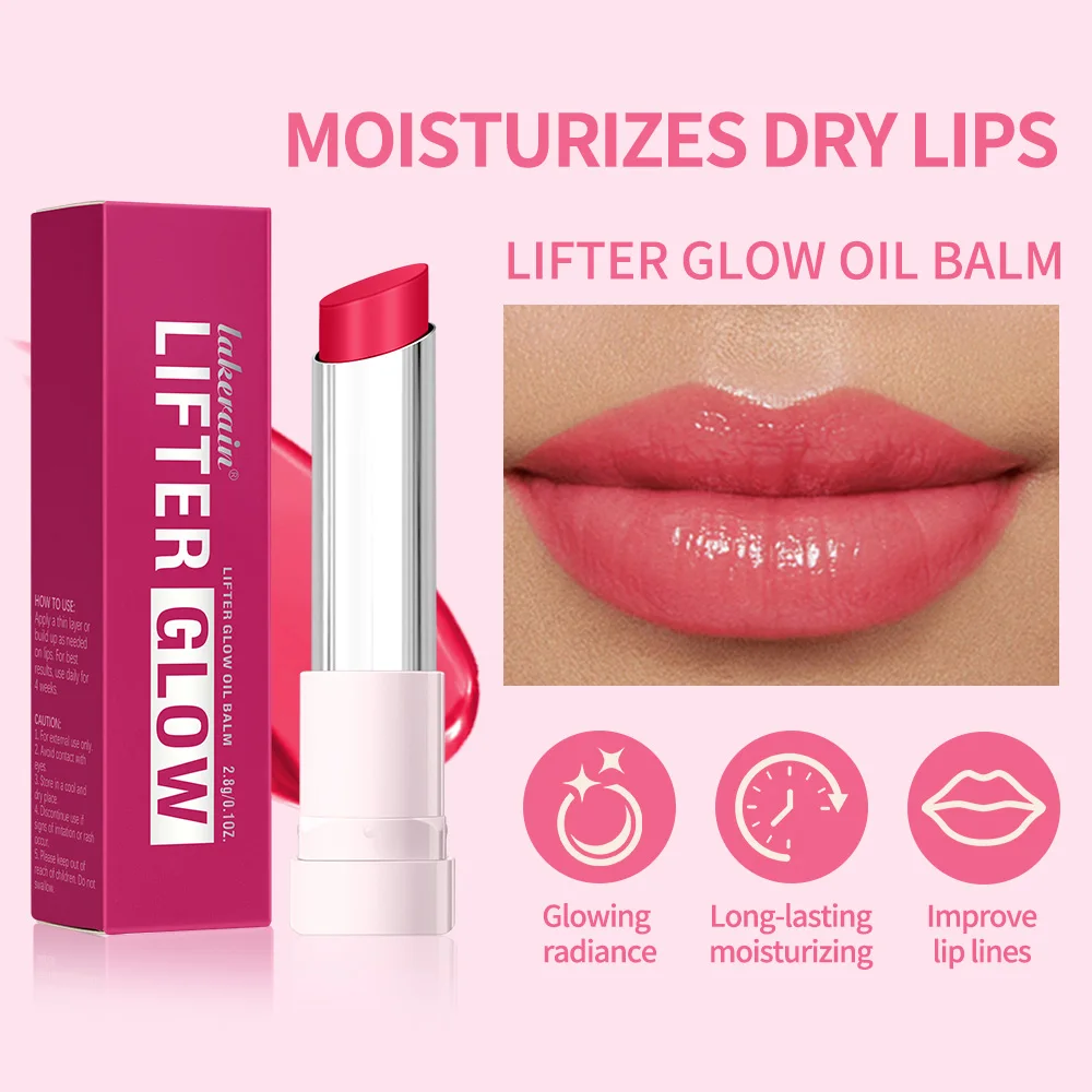 10Colors Lip Balm 24H Long Lasting Hydrating Improves Lips Lines Plump Lip Balm Glossy Glazed Moisturizing Skincare Products - Image 2