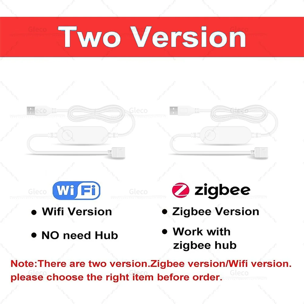 Wifi/Zigbee Tuya USB Led Lights RGB led Strip DC5V 5050 Smart Led TV Back Lighting For Alexa Google Home Automation Smart Life - Image 2