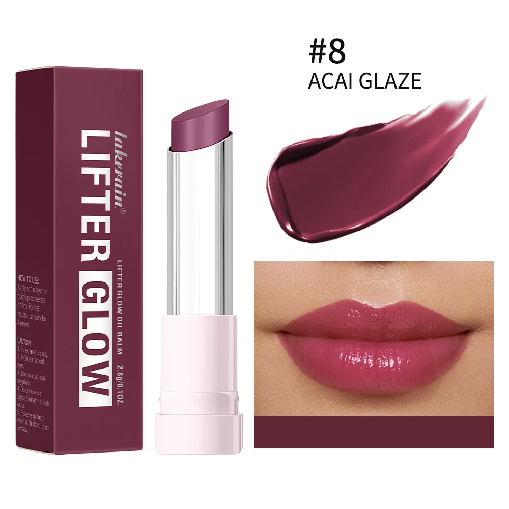 10Colors Lip Balm 24H Long Lasting Hydrating Improves Lips Lines Plump Lip Balm Glossy Glazed Moisturizing Skincare Products - Image 7