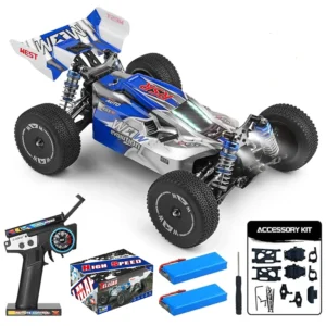 WLtoys144011 1/14 4WD RC Cars for Adults , Max 43 Mph Off-road Fast RC Car,Upgraded version(144001V2) ,Suitable for Outdoors