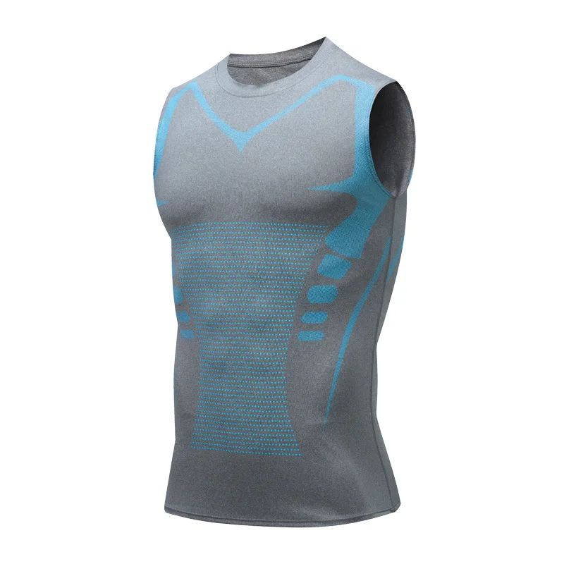 Mans Compression Tank Top Men Gym Shirt Sleeveless Quick Dry Sportswear Male Fitness Bodybuilding Vest Workout Muscle Top - Image 8