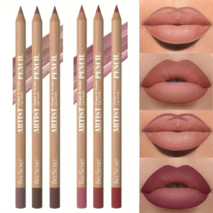 3pcs Lip Liner Set,-Long-Lasting Matte Velvet Waterproof Perfect Gift for Women