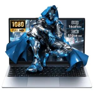 Laptop Computer 15.6" Laptop FHD IPS Display Dual-Core up to 3.4GHz 16GB RAM 512GB SSD Win 11 for Student Home Streaming