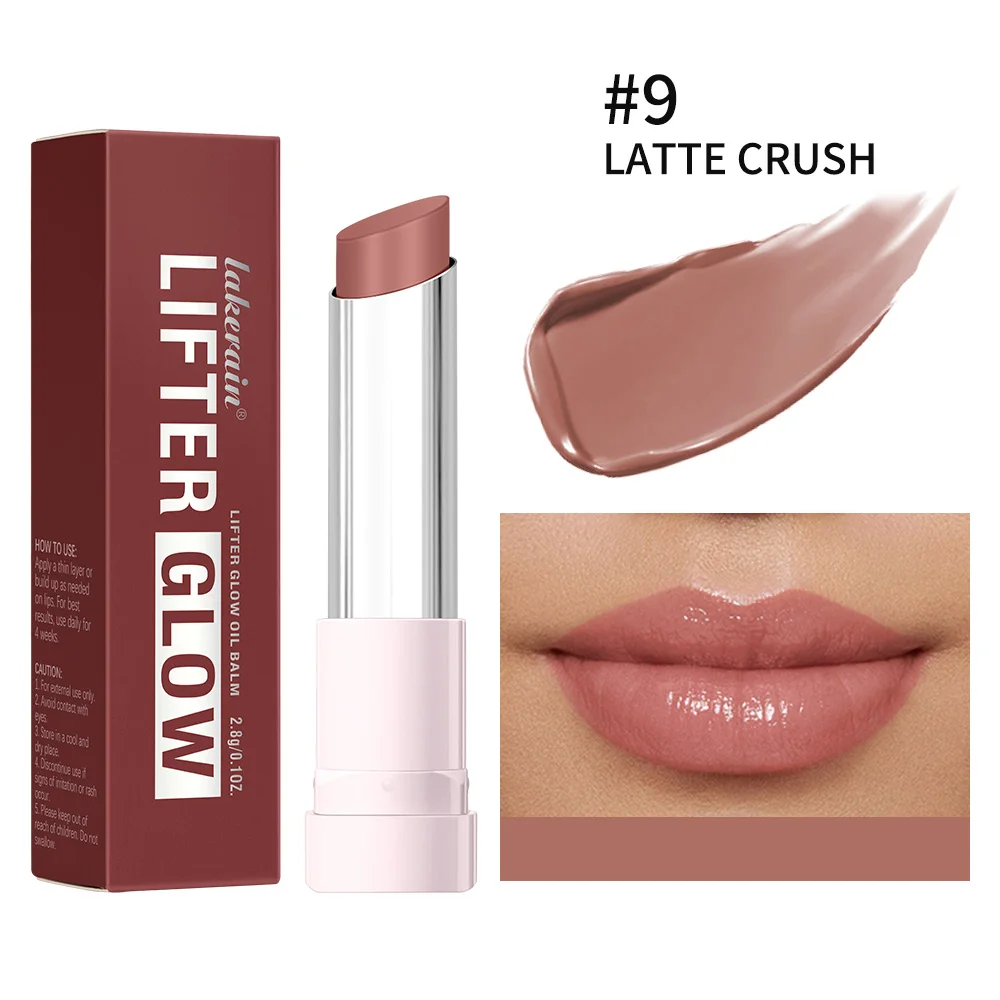 10Colors Lip Balm 24H Long Lasting Hydrating Improves Lips Lines Plump Lip Balm Glossy Glazed Moisturizing Skincare Products - Image 12