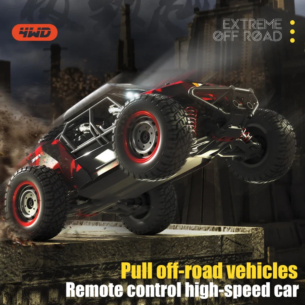 16106 1:16 50KM/H 4WD RC Car With LED Remote Control Off-road Cars High Speed Drift Monster Truck for Kids vs Wltoys 144001 Toys - Image 5