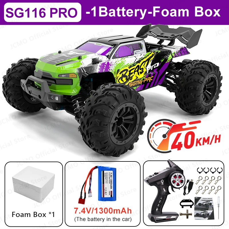 SG116MAX 80KM/H High Speed RC Car Brushless 4WD Off-Road Drift Remote Control Car 1:16 Professional Racing Cars SG116PRO 40KM/H - Image 7