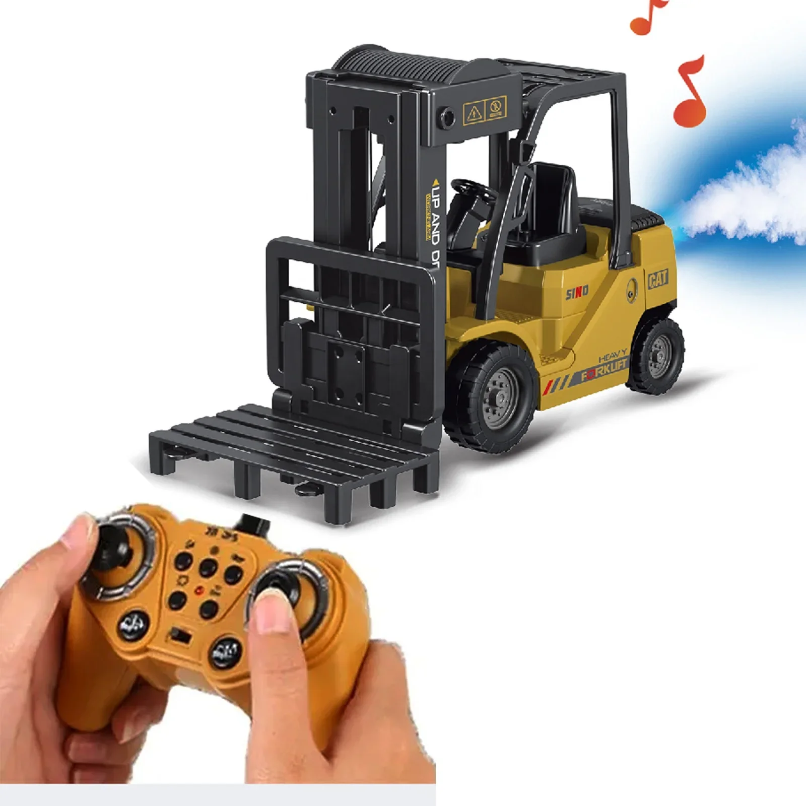 2.4G RC Radio Control Forklift Car Truck Electric Toy Engineering Vehicle Model Children Christmas Kids Boys Gifts Outdoor Toys - Image 6