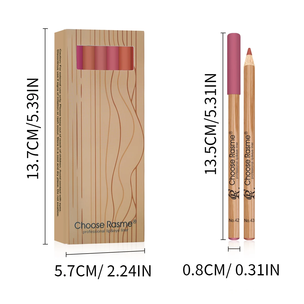 12 Matte Lip Liner Pencil Set Color Rendering Easy Makeup Waterproof Durable Lip Makeup Cosmetics Valentine's Day gift - Image 6