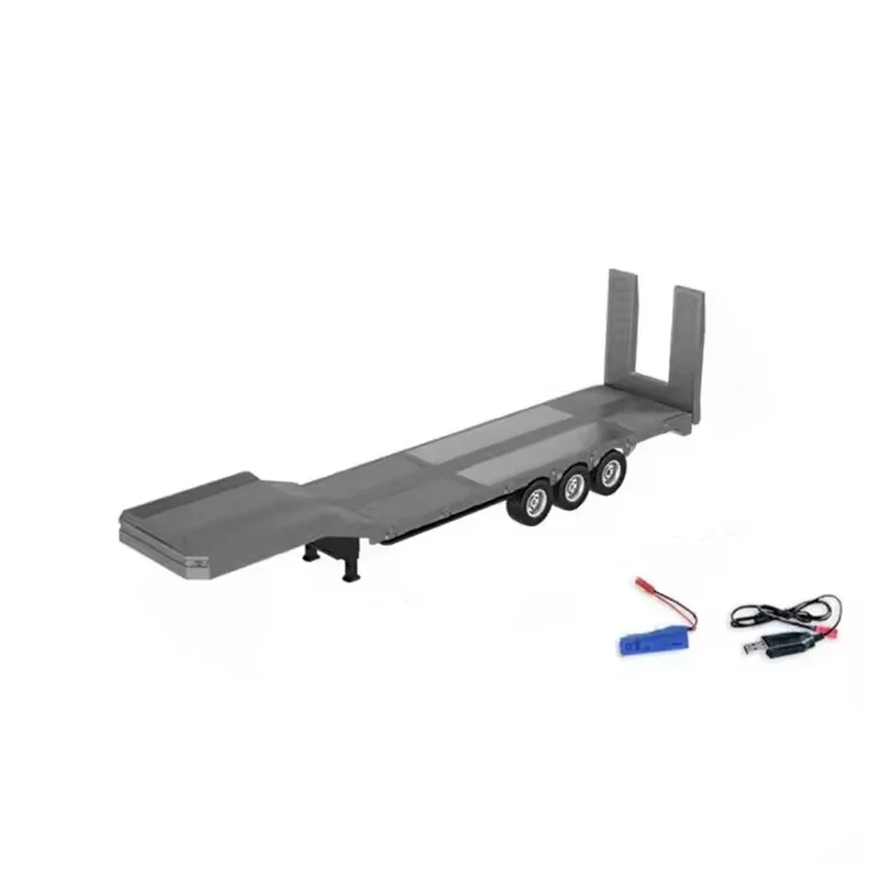 Huina 1501 RC Car 770S RC Alloy Tractor Truck 1/18 19CH 2.4G Engineering Trailer Truck with Light and Sound Toys for Boys Gifts - Image 11