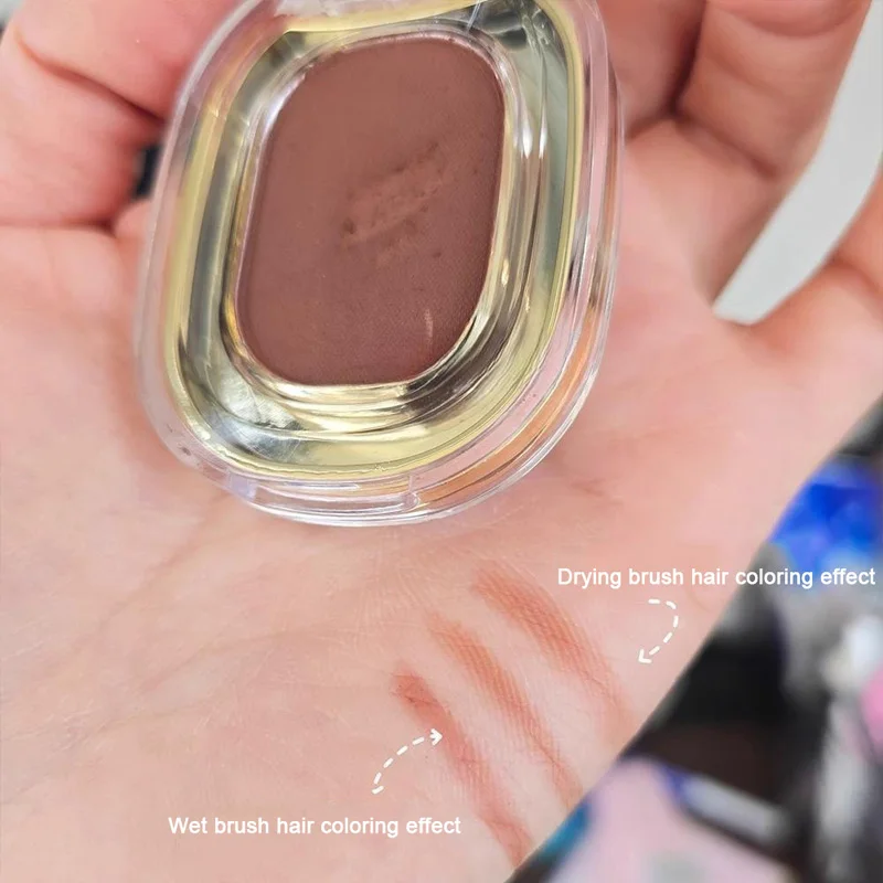 Red Brown Monochrome Eyeliner Eyeshadow Powder Palette Silky Matte Chocolate Lying Silkworm Eyeliner Waterproof Aegyo-sal Makeup - Image 6