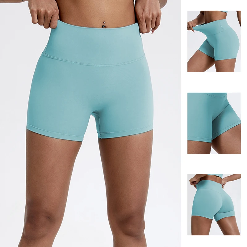 Hearuisavy Running Sports Shorts Women Buttock Lift Gym Leggings Women Cycling Slim Fit Workout Shorts High Waist Yoga Shorts - Image 2