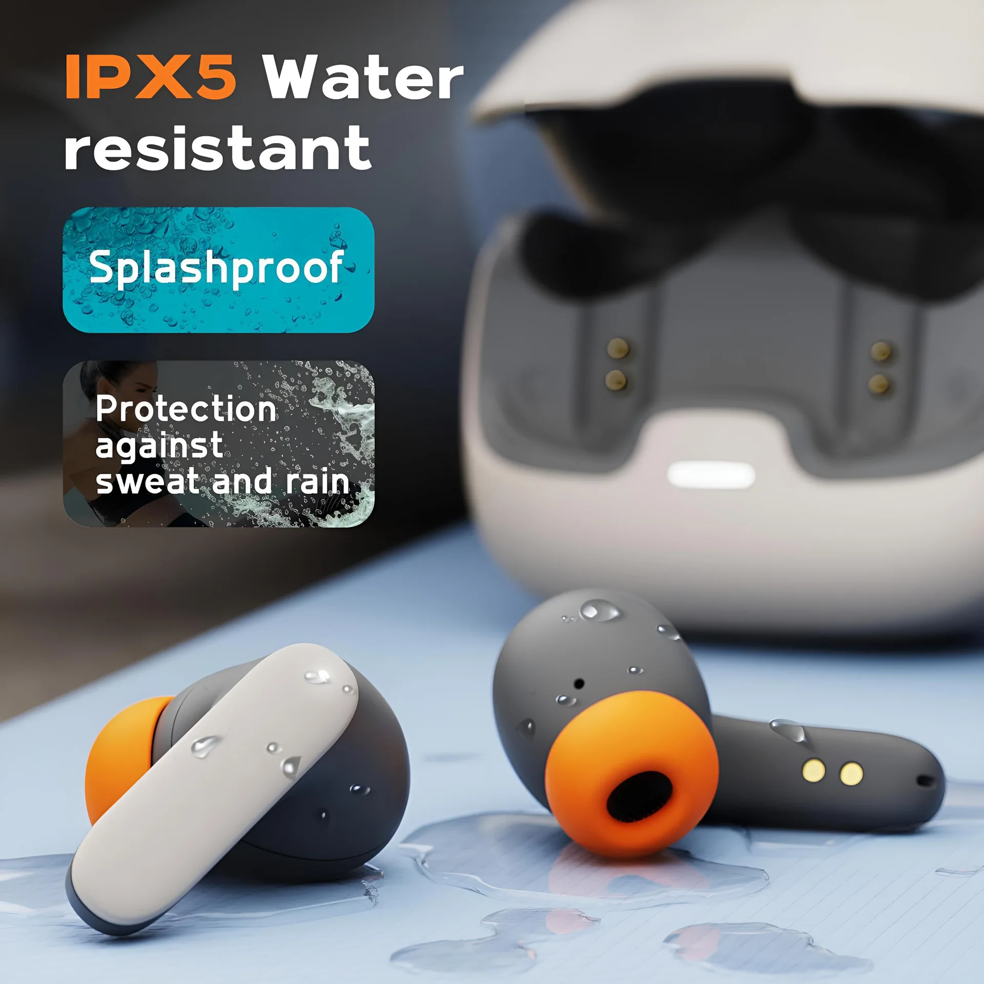 TWS Wireless Earphones 5.4 Bluetooth Ultra-low Latency Dual Microphone ENC Noise Cancelling in Ear Bluetooth Earphones - Image 2