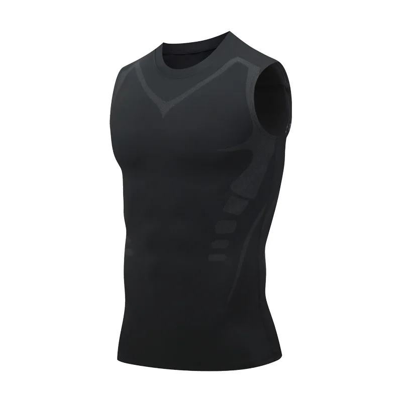 Mans Compression Tank Top Men Gym Shirt Sleeveless Quick Dry Sportswear Male Fitness Bodybuilding Vest Workout Muscle Top - Image 10