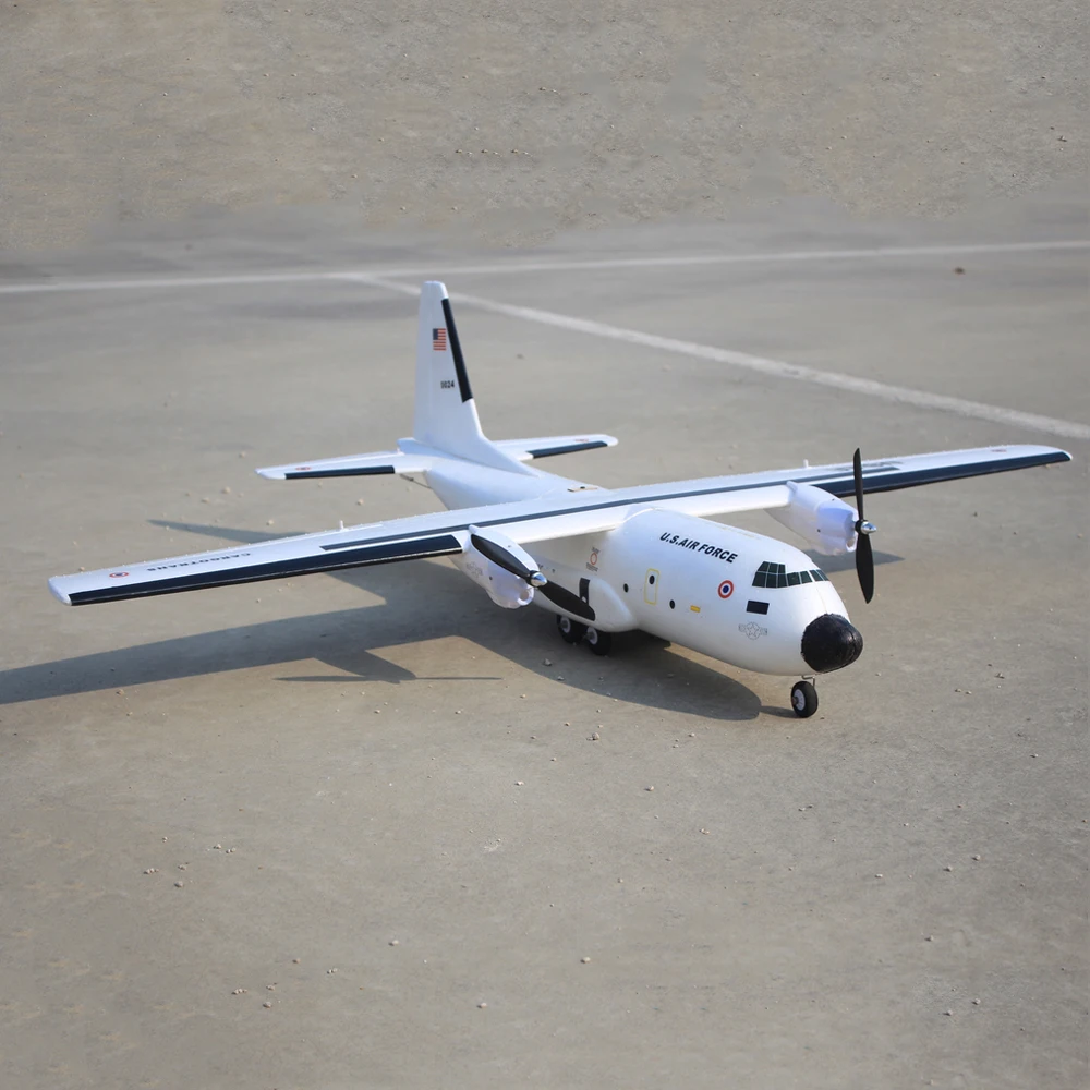 C-160 Cargotrans Twin Hercules 1120mm Wingspan EPOS Warbird Transport RC Airplane KIT/PNP - Image 5