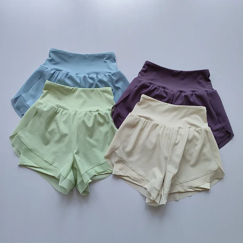Summer Women's High-Waisted Sports Shorts Mesh Breathable Double-Layer Quick-Dry Gym Fitness Running Cycling Yoga Shorts - Image 6