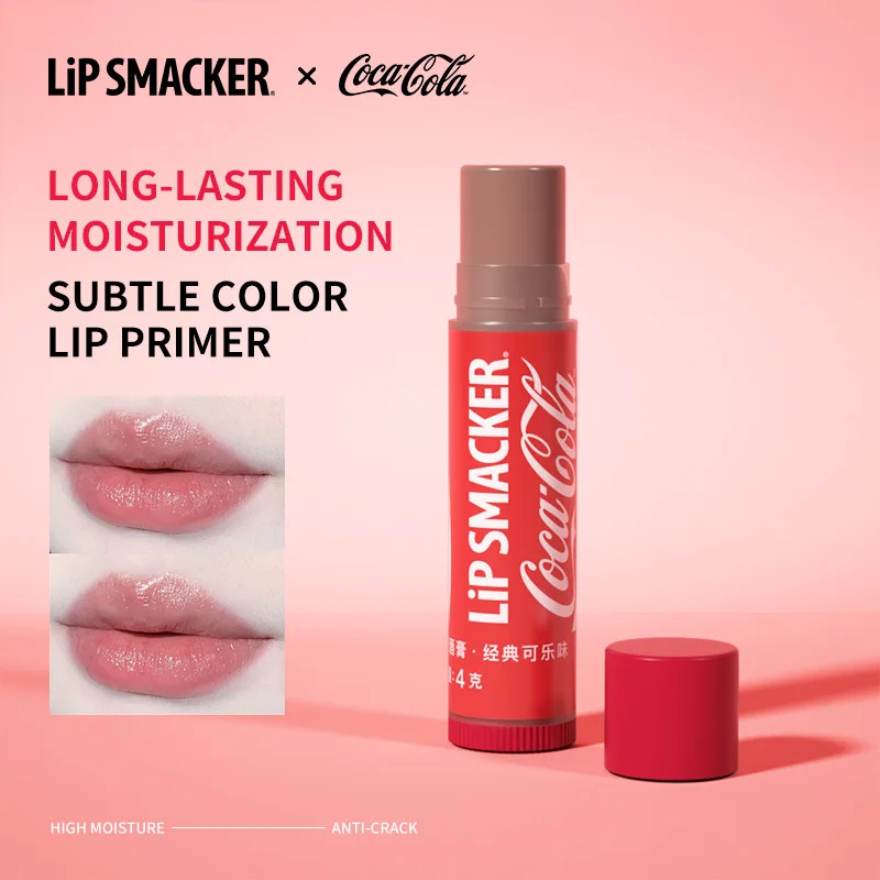 LiP SMACKER X CoCa Cola Collaborative Lip Balm for Autumn Winter Moisturizing Long-lasting Colored Lip Balm Christmas Gift - Image 4