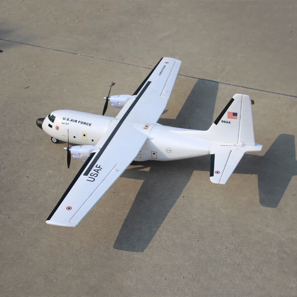 C-160 Cargotrans Twin Hercules 1120mm Wingspan EPOS Warbird Transport RC Airplane KIT/PNP - Image 3