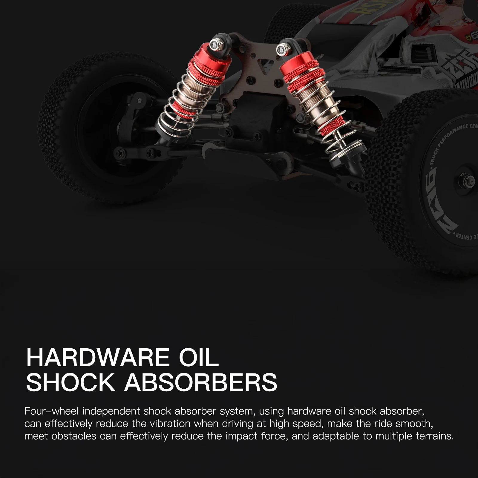 WLtoys 144001 Racing RC Car,1:14 Scale High Speed Remote Control Car, 60Km/h, Suitable for Outdoors and gift - Image 4